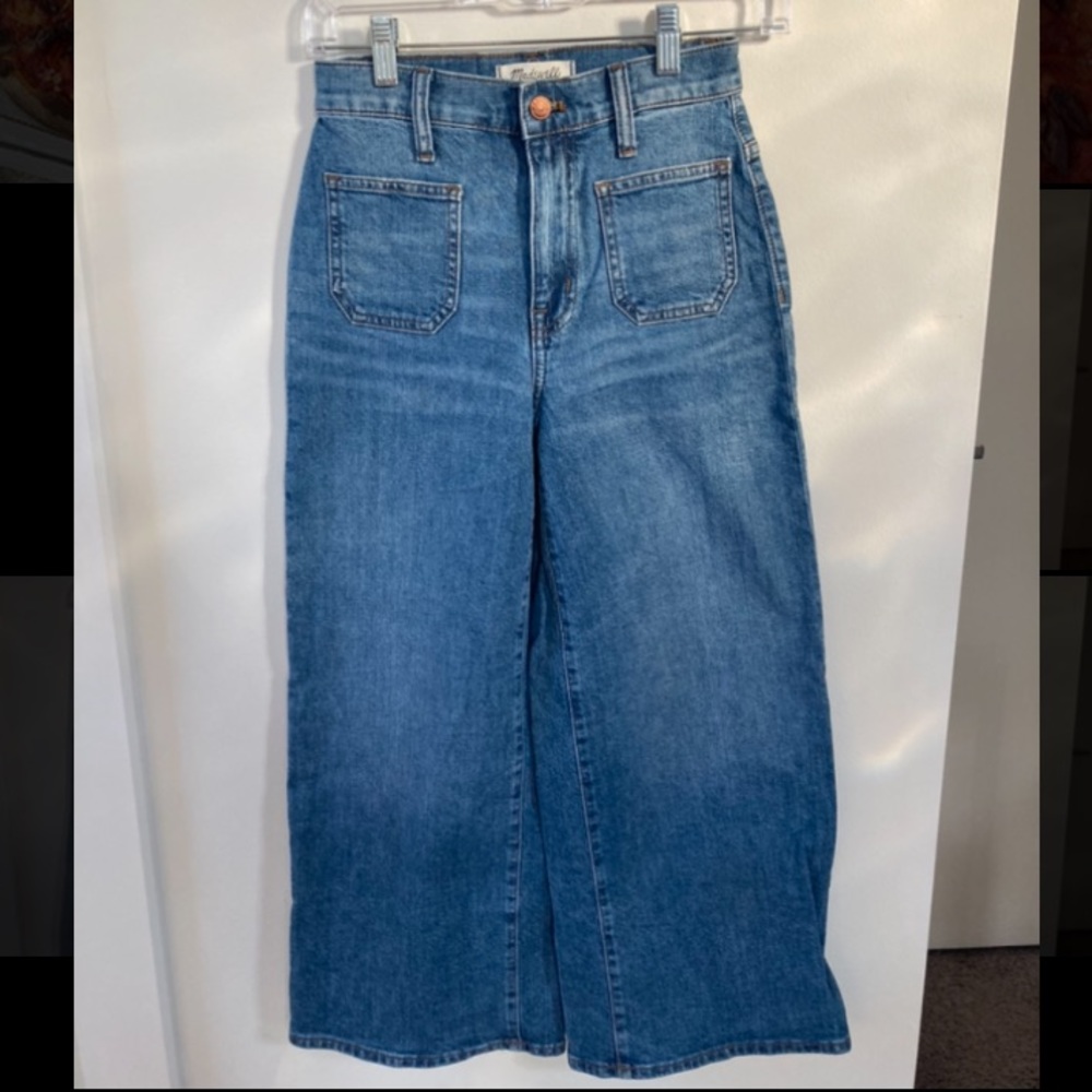 Madewell Emmett Wide Leg Crop Jean